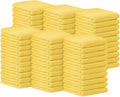 Avalon Towels Terry Bar Mop Towels (Value Pack of 60) Size 14"x17" – Absorbent and Durable, Multipurpose Cleaning Rags, Cotton Cleaning Cloths, Terry Cloth Rags, Reusable Shop Rag (Yellow)