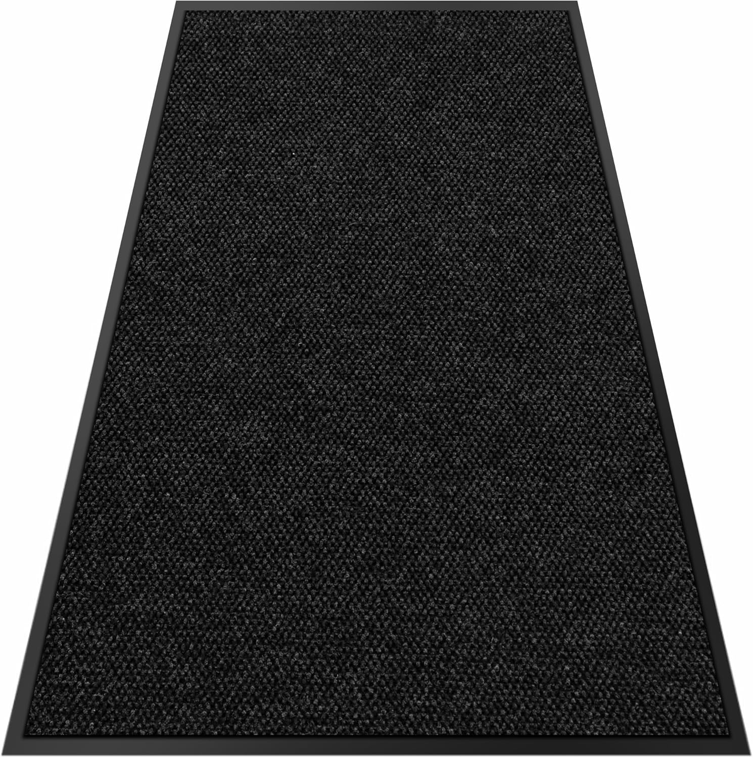 2′ x 16′ Front Door Mat Indoor Outdoor Entrance, Commercial Floor Mat Heavy Duty Dirt Trapper Entryway Doormat, Custom Size Non Slip Rubber Backing Welcome mat, Door Mat for High Traffic Area