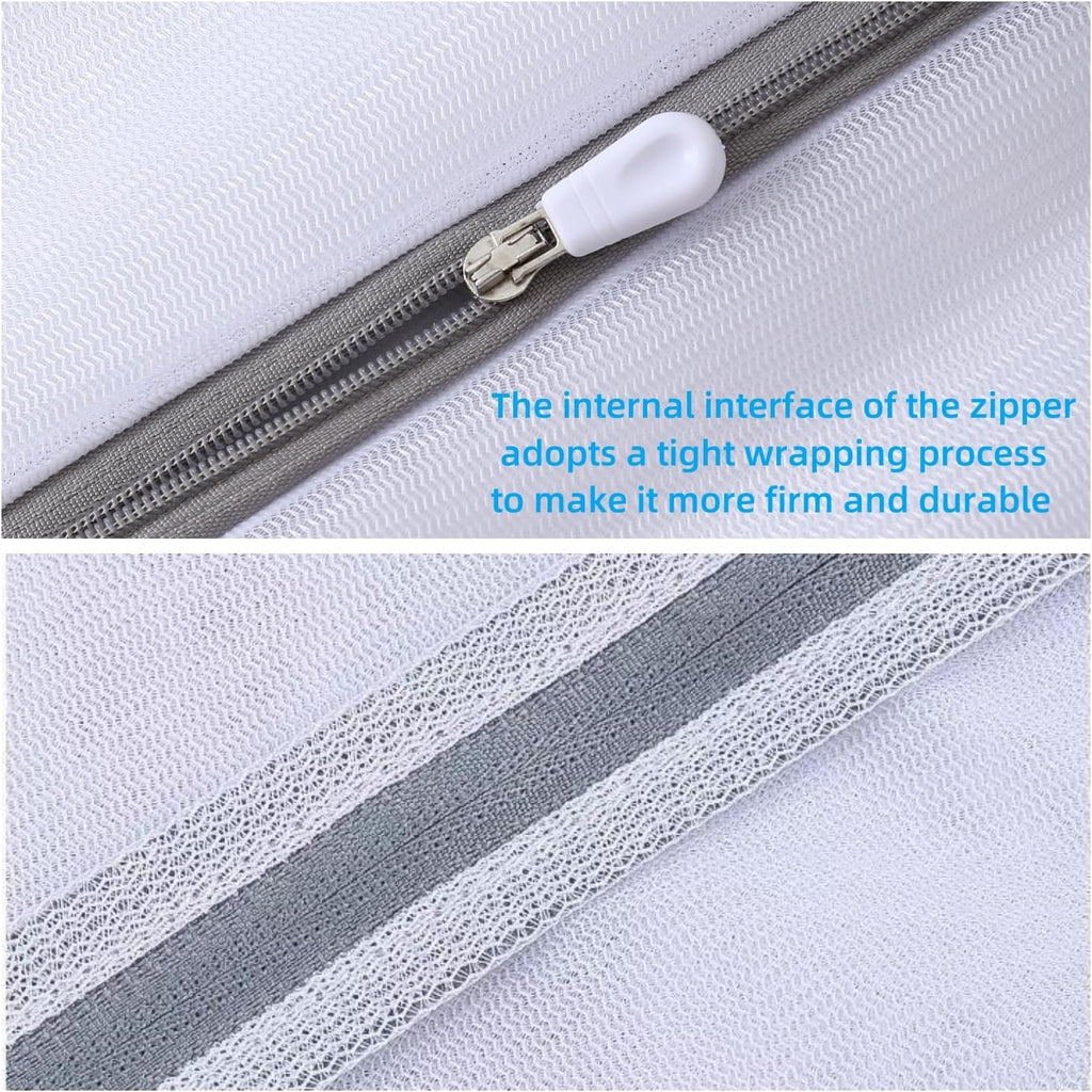 Lingerie Bags for Washing Delicates Pack Of 3 L/M/S Laundry Bags Mesh Wash Bags for Bra Socks Underwear Baby Clothes Garment Bag for Washing Machine