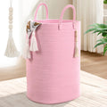 Woven Laundry Basket for Clothes, 65L Large Rectangle Laundry Hampers, Nursery Storage Basket for Toys, Tall Dirty Clothes Hamper for Bedroom Aesthetic, Bathroom, Laundry Room