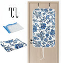 Portable Ironing Mat - 3mm Heat Resistant Padding with 2 Hooks + 1 Insulating Pad for Tabletop or Bed Steam Pressing | Quilting & Travel Blanket Ironing Board Alternative