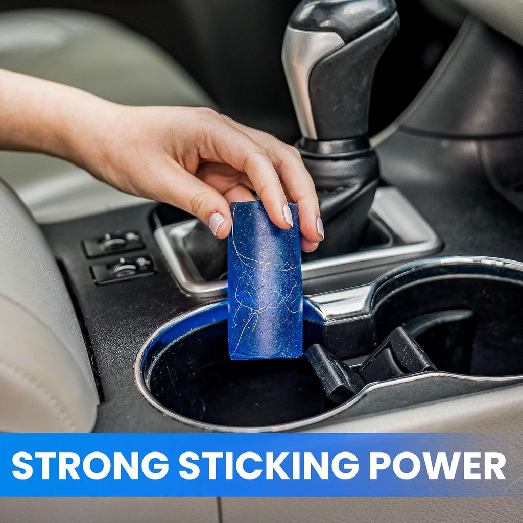 Multi-Purpose, Reusable and Eco-Friendly Hand-Held Cleaner for Hard-to-Reach Areas in Your Home and Car - Removes Debris, Pet Hair, Crumbs and More - 3 Pack