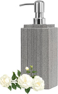 Marble Soap Dispenser for Bathroom, Amaauto Natural Marble Hand Liquid&Lotion Soap Dispenser Pump Bottle for Kitchen Bathroom Countertop Holds Dish Soap Shampoo Laundry Liquid Shower Gel