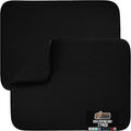 GORILLA GRIP Ultra Water Absorbent Microfiber Dish Drying Mat, Quick Dry Thick Mesh, Slip Resistant Pad for Sink Dishes or Under Rack, Kitchen Counter Accessories, 16x18, Machine Wash, 2 Pack Black