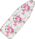 Ironing Board Cover with Two 5MM Thick Feltpads,15"x48"Heat Resistant Replacement Ironing Board Cover and Pad,Fits Standard Ironing Boards,Durability and Easy to Install