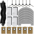 Bluevisk MS1 MAX Replacement Parts for For MONSGA MS1 MAX Robotic Vacuum Cleaner Parts with 1 Roller Brush, 4 HEAP, 6 Mop, 6 Dust Bags, 6 Side Brushes, 1 Clean Brush