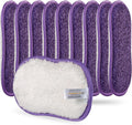 10 Pack Kitchen Dish Sponges Scrubber Non-Scratch Multi-Purpose Dishcloths, Sponge Along with Heavy Duty Scouring Power - Effortless Cleaning of Dishes, Pots and Pans