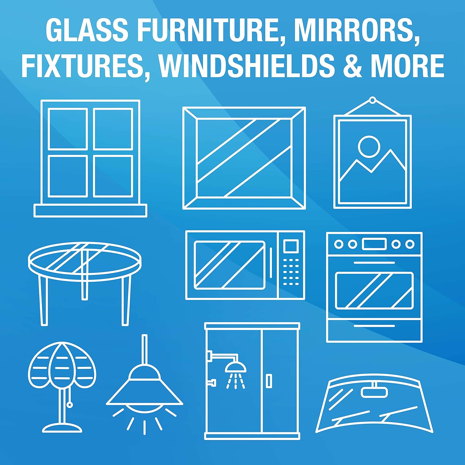 MiracleWipes for Glass, Disposable and Streak Free Cleaning Wipes for Mirrors, Windows, Kitchen, Home, and Auto- 60 Count