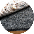 BAGAIL Felt and Natural Rubber Backing Rug Pads 1/4” Thick, Round 6 Ft Non Slip Carpet Gripper Keep Rugs in Place, Under Area Rug Protective Cushioned Pads, Carpet Runners, Hardwood Floors Protection