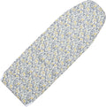 Seiritex Over The Door Ironing Board Cover 14 x 42 inch, Thick Padding and Heat Reflective with Hook and Loop Fasteners, 3 Layers Iron Board Cover (Flora)