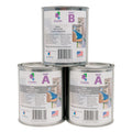 Coloredepoxies 10007 Dark Gray Epoxy Resin Coating Made with Beautiful and Vibrant Pigments, 100% solids, For Garage Floors, Basements, Concrete and Plywood. 3 Quart Kit