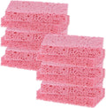 12-Pack Kitchen Sponges, Condense Eco Cellulose Non-Scratch Scrub Heavy Sponge for Kitchen/Household/Bathroom, Clean Tough Messes Dish Scrubber [Pink]