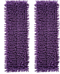 2 Pack Pet System Microfiber Sweeping Pad for Bona Mops, Reusable Pet Replacement Mop Pad for Multi-Surface Floors, 18 Inch Washable Cleaning & Dusting Pads, Attracts & Picks Up Pet Hair