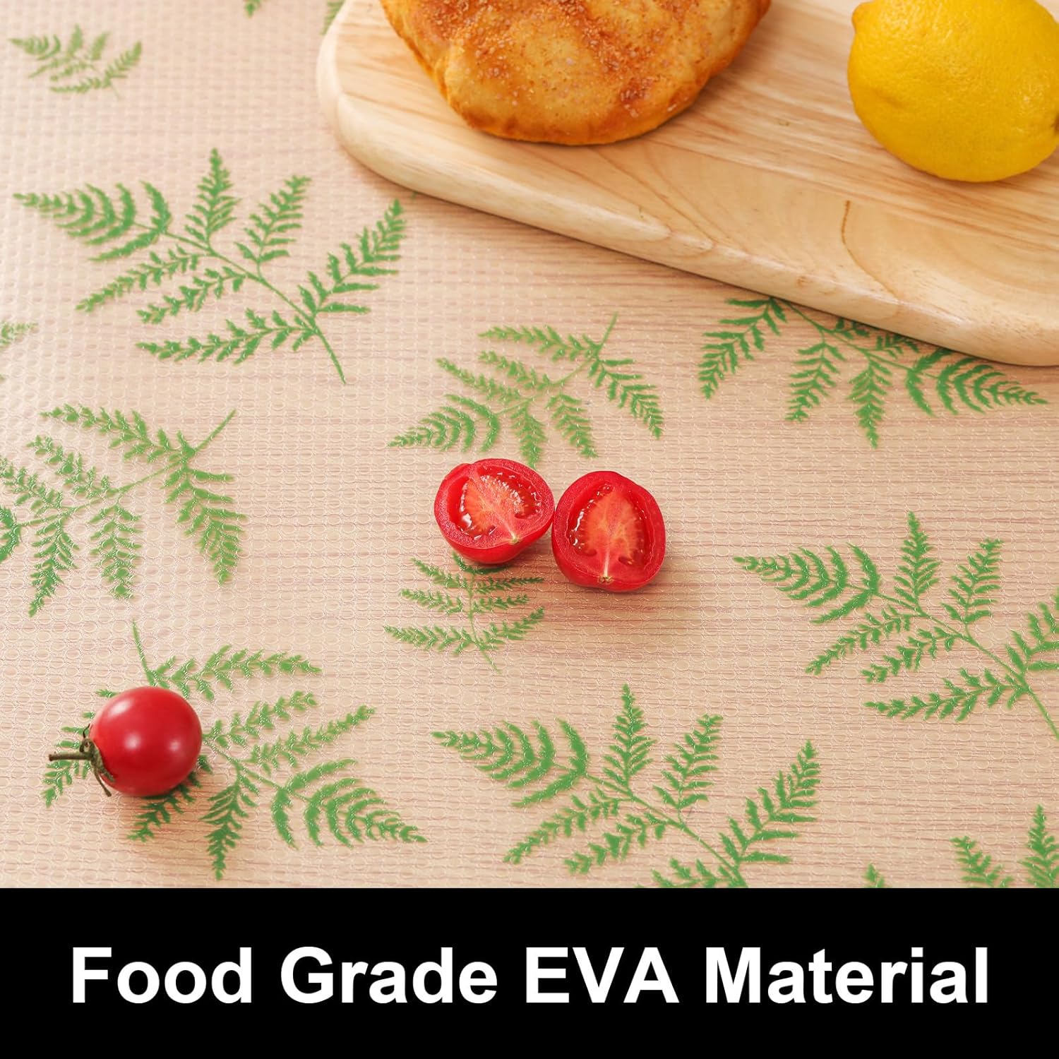 Cooyes Shelf Paper for Kitchen Cabinets Non Adhesive, Waterproof & Oil-Proof Kitchen Drawer Liner for Refrigerator Drawer Fridge Cupboard (23.6 Inch W x 354 Inch L)