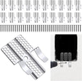 Drywall Repair Clips, 20 Pack Stainless Steel Wall Patch Kit with 40 Screws for 1/2 Inch Sheetrock, Professional Drywall Hole Repair Solution for DIY Home Repair