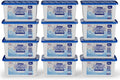 W&E Choice Moisture Absorbers, Portable Humidity Absorber Boxes for Your Bathroom, Closet & Car, Dehumidifier with Fragrance Free, 12 Pack