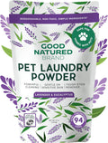 Good Natured Brand | Pet Stain & Odor Remover for Laundry | Pet Laundry Detergent for Dogs Beds, Cat Pee, Smell, Dog Drool | Hypoallergenic & Non-Toxic | Lavender | 47oz 94 Loads