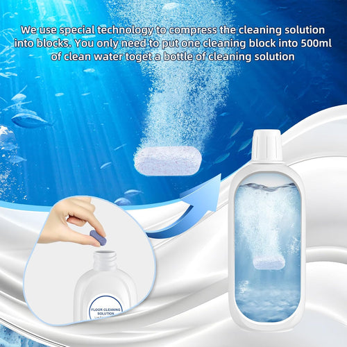 10 Bottles Compatible with Tineco Cleaning Solution Pet 500ml Per Bottle Lavender Scents and Orange Scents Floor Cleaner Compatible with All Robot Vacuums with Mopping and Cordless Wet/Dry Vacuum