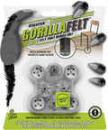Slipstick GorillaFelt Chair Leg Floor Protectors for Hardwood Floors, Clear Sleeve Felt Pads for Furniture That Stay On, Fits Round & Square Legs, Includes 8 Premium Transparent Chair Socks, CB182