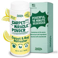 Sunny & Honey Carpet Deodorizer Powder - 20 Oz, Summer Lemonade Scent - Rug Cleaner & Carpet Cleaning Powder for Vacuuming & Upholstery Freshener for Pets & Kids