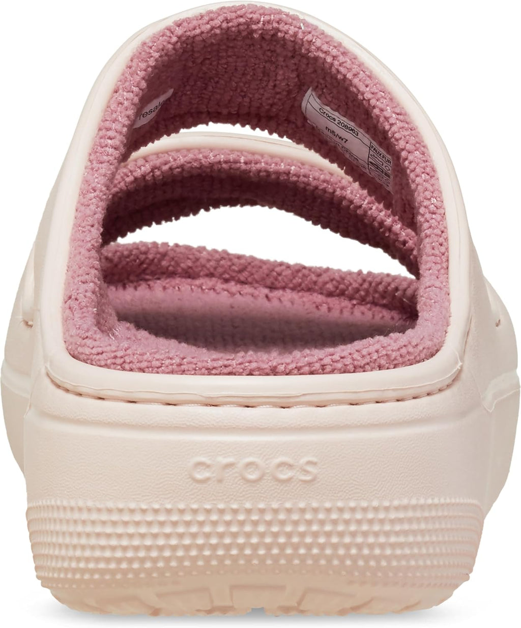 Crocs Unisex Adult Classic Cozzzy Towel Sandals, Fuzzy Slippers and Slides