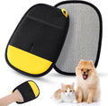 SAWMONG 2Pcs Pet Hair Removal Glove, Fan-Shaped Pet Hair Remover Glove Newly Upgraded, Removing Shed Pet Hair from Dogs & Cat, Reusable Pet Hair Removal Tool for Couch,Furniture, Carpet, Clothes