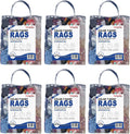 Premium Color Knit Cleaning Rags (4 lb. Bag - Pack of 6) – Shop Rags Bulk for Workshops, Mechanics, Painters, and Home Use, Multipurpose Cotton T-Shirt Rags
