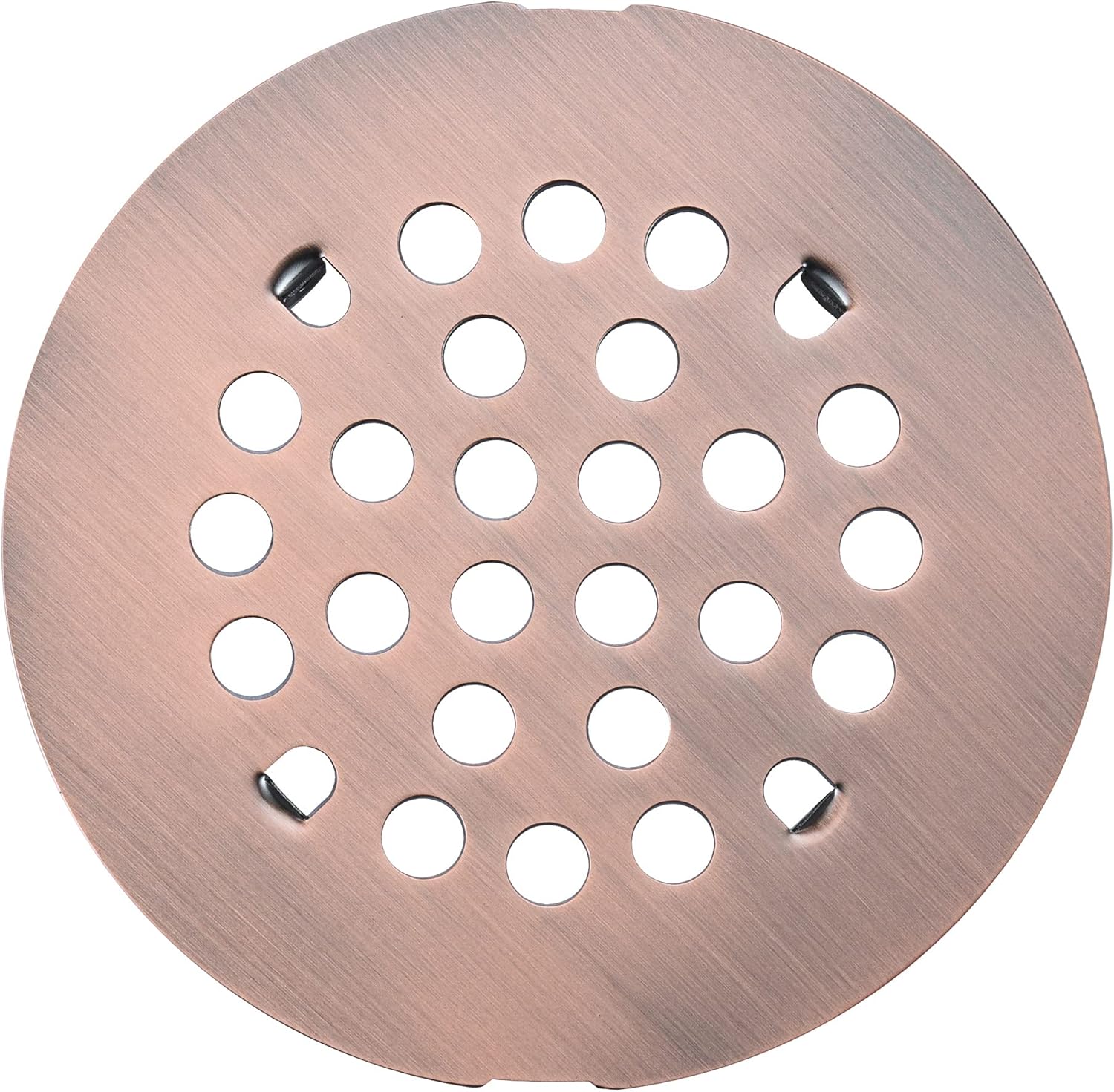 rrajj 4-1/4 (4.25) Inch(108mm) Round Snap-in Shower Floor Drain Cover Replacement Cover (Antique Copper)