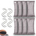 Activated Charcoal Odor Absorber, Odor Eliminator for Strong Odor,Coconut Shell Charcoal Air Purifying Bags for Home Car Closet Pet, Smoke Room Deodorizer
