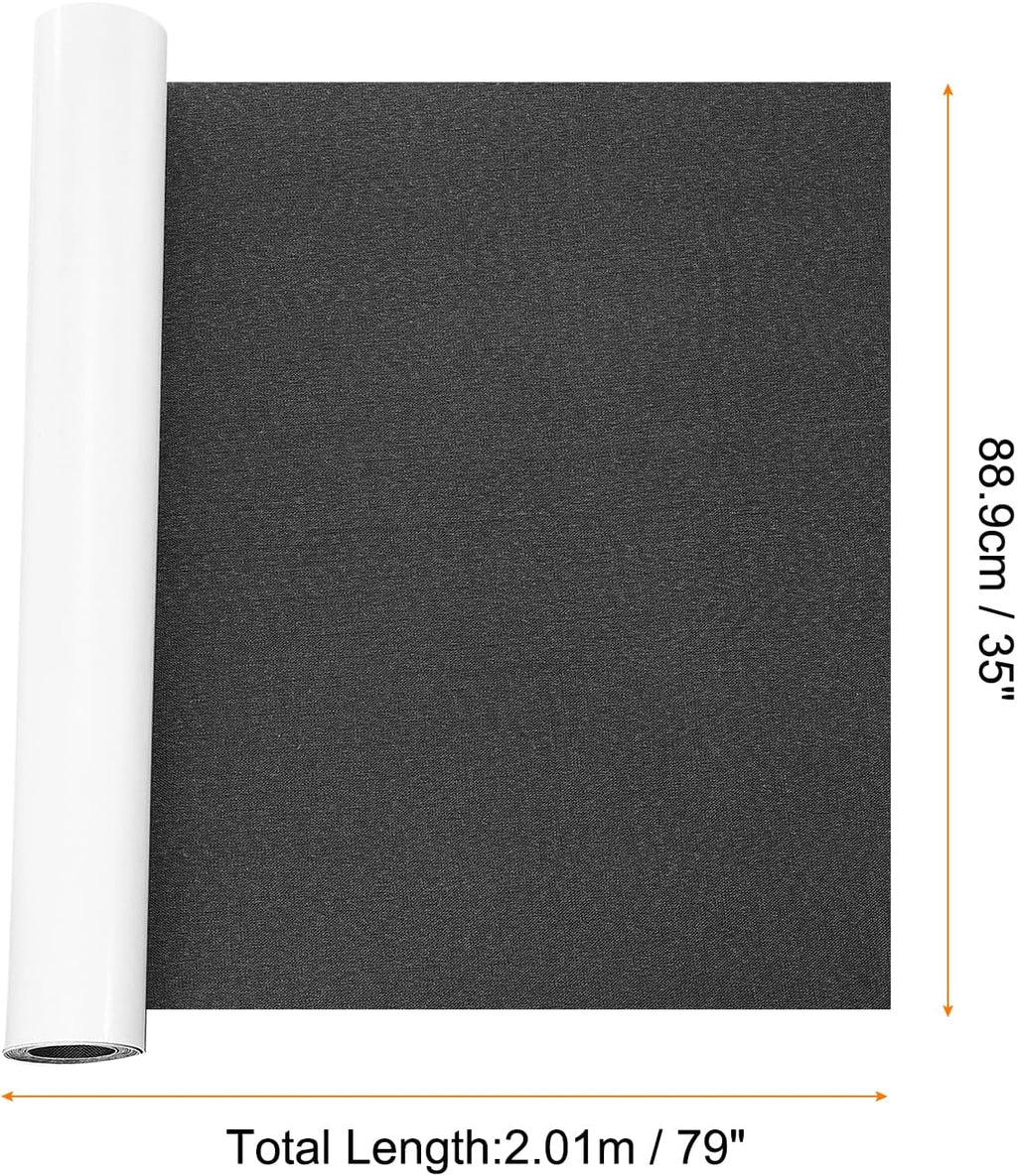Repair Patches Repair Tape Self-Adhesive DIY Repair Patch Linen Gear Patch for Sofa, Furniture, Chair, Clothing,Tents,35x79 Inch,Black