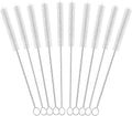 Straw Cleaner for Reusable Straws,Straw Cleaner Brush Extra Long 12 Inch,Straw Brush Cleaner for Baby Bottle,Stanley Cup,Sippy Cup and Coffee Machine(10-Pack).