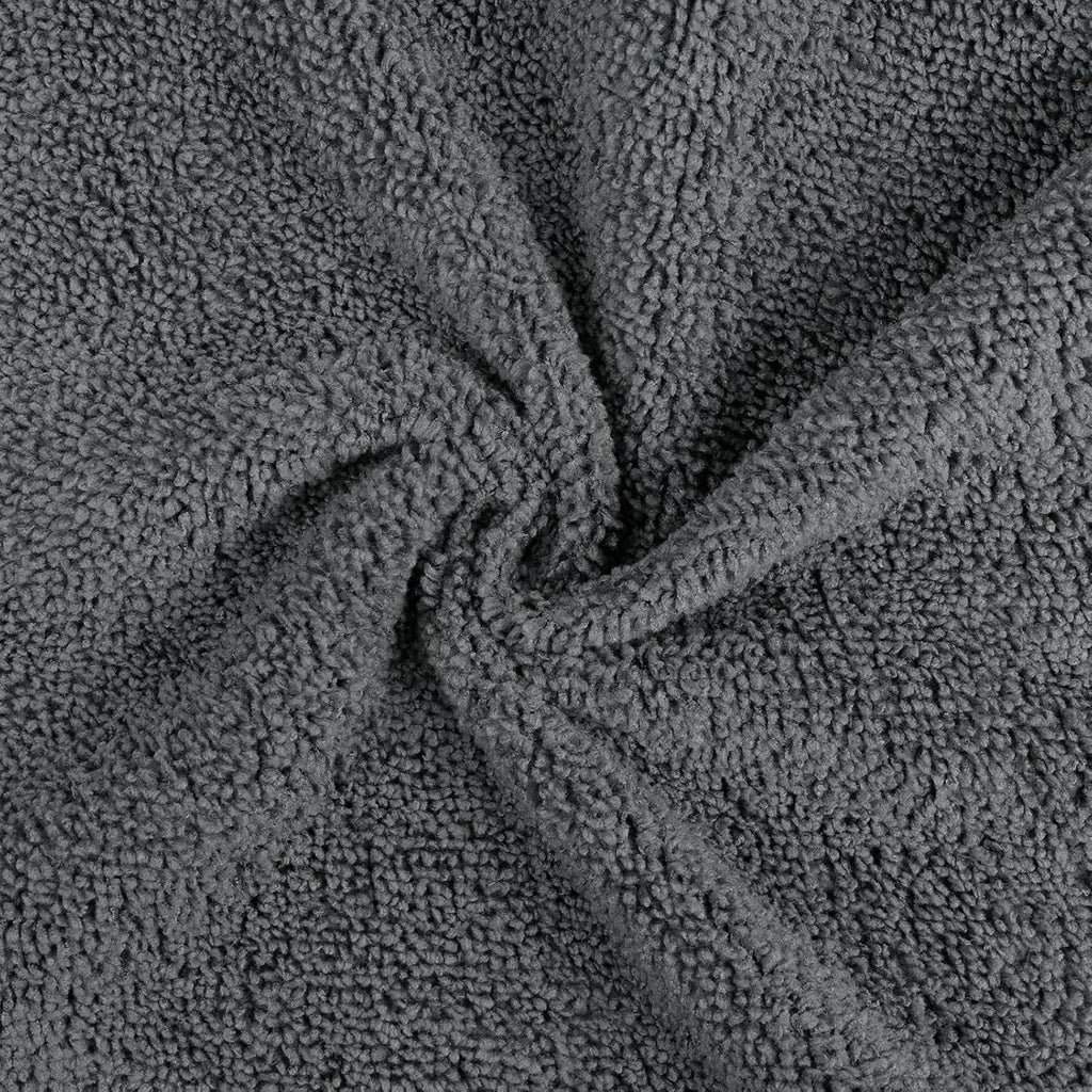 Orighty Microfiber Washcloths Bulk Towels Set 100 Pack, Highly Absorbent and Soft Feel Face Cloths, Multi-Purpose Wash Cloths & Hand Towels for Bathroom, Hotel, Spa, and Gym, 12x12 Inch, Grey