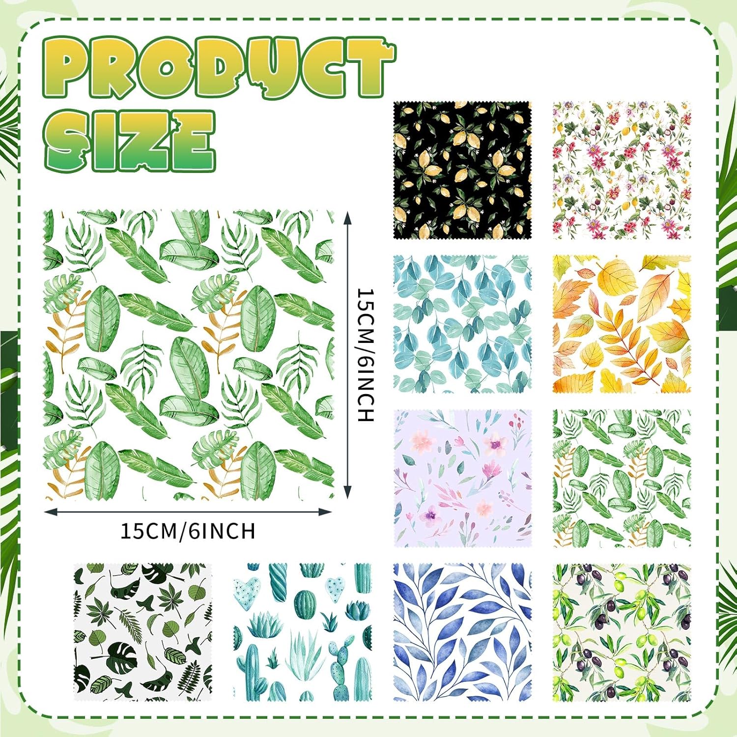 Sinmoe 20 Pcs Microfiber Cleaning Cloth for Glasses Plant Microfiber Cloth Soft Multicolor Glasses Cleaner for Eyeglasses Camera Lens Cell Phone Screens,6 x 6 Inches