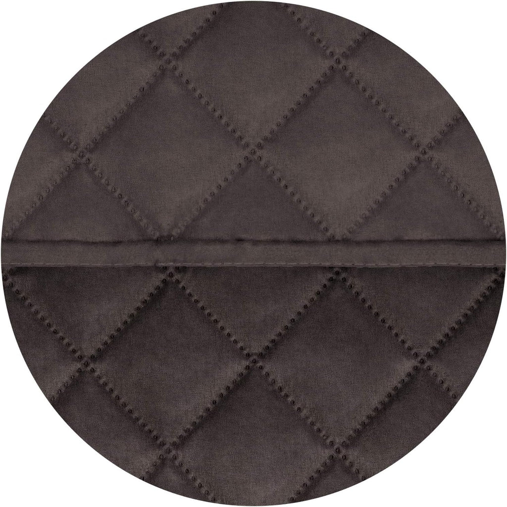 PureFit Reversible Quilted Sofa Cover, Water Resistant Slipcover Furniture Protector, Washable Couch Cover with Non Slip and Elastic Straps for Kids, Dogs (Oversized Recliner, Chocolate/Chocolate)