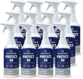 Bioesque Protect 90, Heavy Duty Bacteriostatic, Fungistatic, Algaestatic Formula, Effective Against Mold, Mildew, Algae, & Odor Causing Bacteria, 32 Fluid Ounce (Pack of 12)