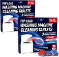 Washing Machine Cleaner Tablets 56 Pack for HE Top Load - Eco Friendly Washer Machine Cleaning Tablets - 3 Layers Septic Safe Wash Machine Full Deodorizer Descaler Protector - 2 Plus Year Supply