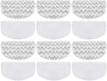12 Pack Steam Mop Replacement Pads Compatible with Bissell Powerfresh Steam Mop 1940 1806 1544 2075 2685A 2181 2814 Series, Model 1940A 1940W 19405 2075A 2685A 5938, Microfiber Washable, Reusable