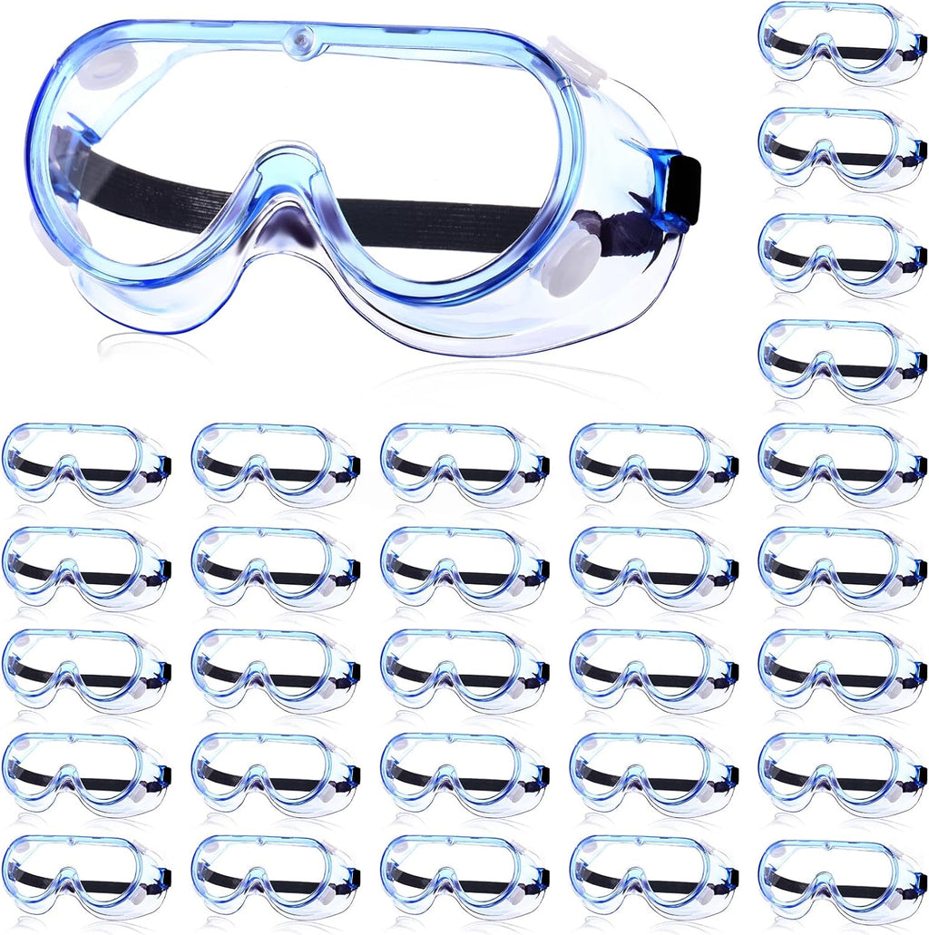 Yunsailing Protective Safety Goggles Lab Over Glasses Clear Anti Fog Eye Protection Goggles for Men Women