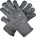 Grill Armor Oven Gloves 932°F Extreme Heat & Cut Resistant Oven Mitts with Fingers for BBQ, Cooking, Grilling, Baking –Accessory for Smoker, Cast Iron, Fire Pit, Camping, Fireplace, Griddle & More