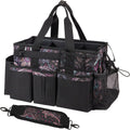 Wearable Cleaning Caddy, Cleaning Caddy Supplies Organizer with Handle & Shoulder Straps for Housekeepers, Under Sink & Car Cleaning Tool Organizers Bag with 4 Foldable Divider (Totem)