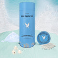 Sea Salt Scented Sky Blue Pearled Candle 18oz Luxury Sand Candle Granulated Wax - 30 Cotton Wicks - Wax for Candle Making Decorative Candles Smooth and Clean Burning Lasts up to 120 Hours