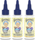 Grandma's Secret Spot Remover Laundry Spray - Chlorine, Bleach and Toxin-Free Fabric Stain Remover for Clothes - Removes Oil, Paint, Blood and Pet Stains - 2 Oz, 3 Pack