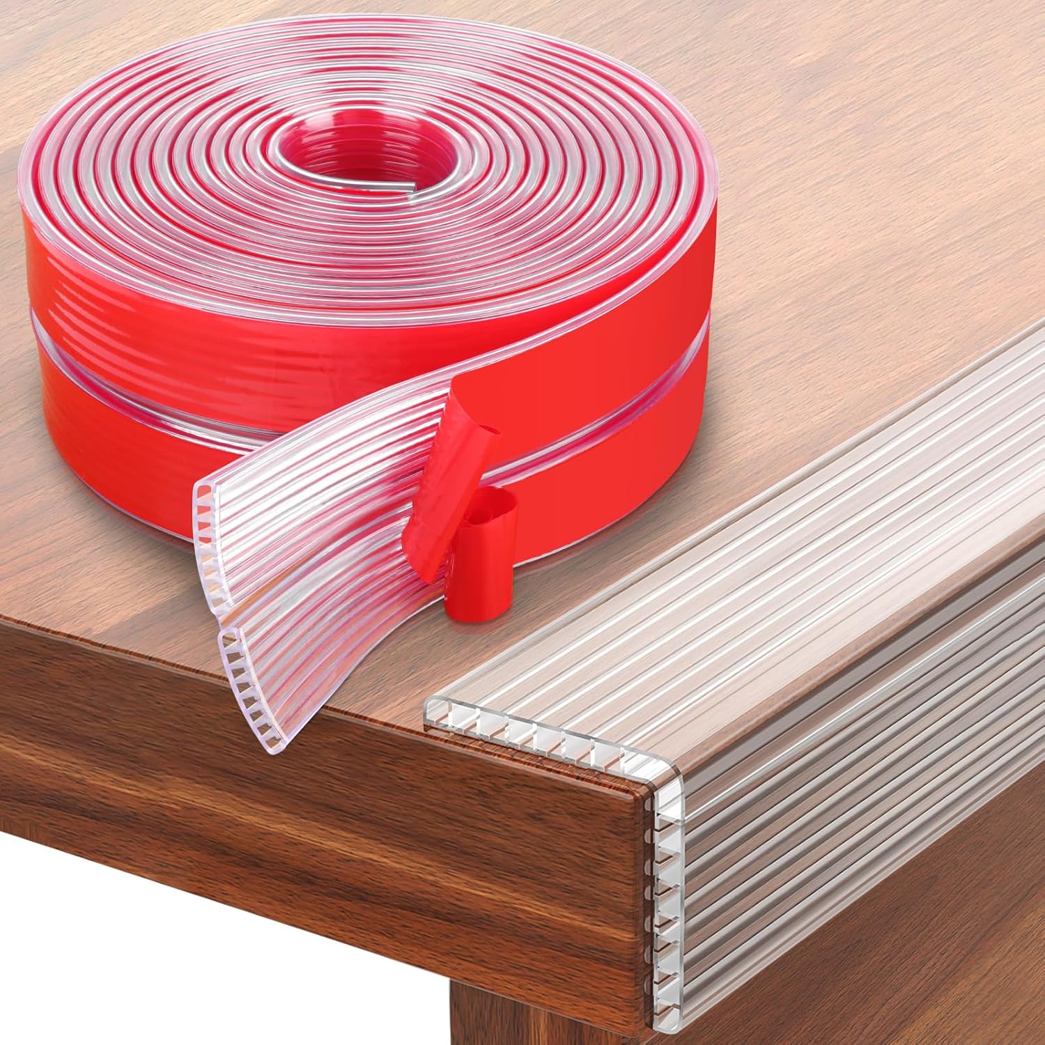 HOMREALM Baby Proofing16.4ft Long (2.75" Wide) Corner Guards Furniture Corner & Edge Safety Bumpers Corner Covers Protectors Baby Proof Bumper & Cushion to Cover Sharp Furniture & Table Edges