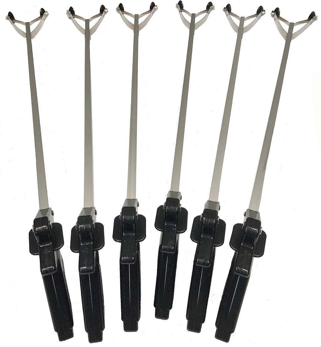 ArcMate EZ Reacher - Heavy Duty Grab-It Reaching Tool - Grabber Reacher with 4.5 Inch Jaws, Can Lift a Dime to 8 lb. Brick, Lightweight, Sturdy, Ideal for Commercial, Maintenance, Seniors, 40", 6 Pack