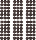 Furnigear Felt Furniture Pads for Hardwood Floors - Self Adhesive Chair Felt Pad, Floor Protector for Furniture Feet, Furniture Sliders Moving Furniture Smoothly, Anti Scratch 108 Pcs 1" Round Brown