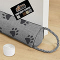 GORILLA GRIP Door Draft Stopper for Bottom of Doors, Weather Stripping Seal Blocks Hot Air, Noise, Bugs, Keeps Cold AC in, Sound Proofing Easy Install Gap Filler, Home Essentials, 38 Inch, Paws