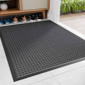 Amyracel Indoor Mat All Season Weather Outside Door Mats, 36"x48" Heavy Duty Rubber Backed Indoor Entrance Mat, Low Profile Doormat for Entryway, Waterproof Outdoor Welcome Door Mats