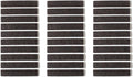 Furnigear Felt Strips with Adhesive Backing for Furniture - Felt Furniture Pads for Hardwood Floors, Furniture Chair Feet Felt Pads, Furniture Floor Protector Sliders 30 Pcs 3 x 1/2" Rectangular Brown