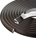 V Shape Foam Weather Stripping Door Frame Seal Strip 19.7FT Brown, Draft Stopper, Insulation Winter, Weatherstripping, Gap Sealing, Soundproofing, Self-adhesive Used for Exterior Front Door Side