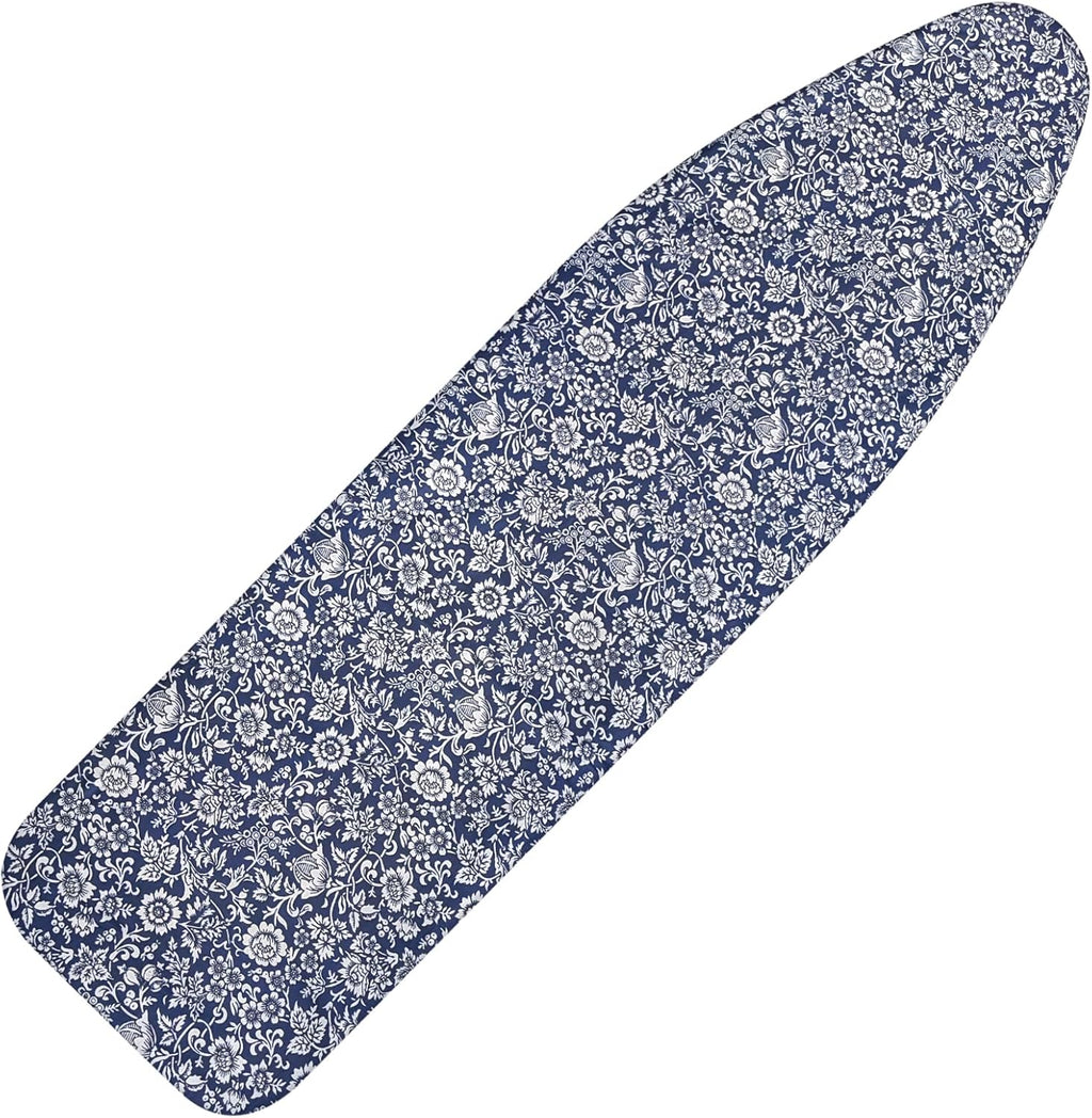 Ironing Board Cover and Pad 15x54 Inch Standard Ironing Board Cover with Elastic Edge and Hook and Loop Fasteners Scorch and Stain Resistant Cotton Ironing Covers with Thick Padding